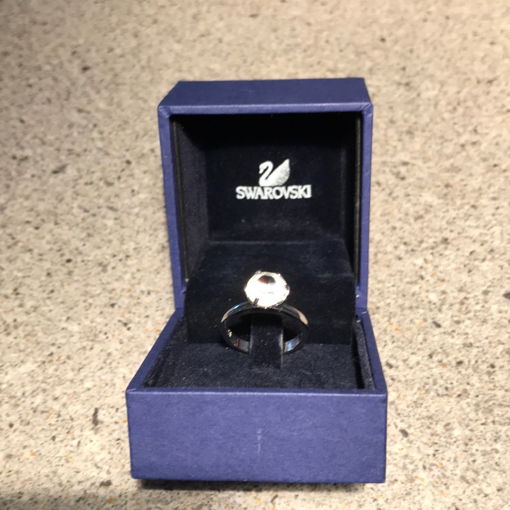 Gorgeous Swarovski Harlequin Ring.